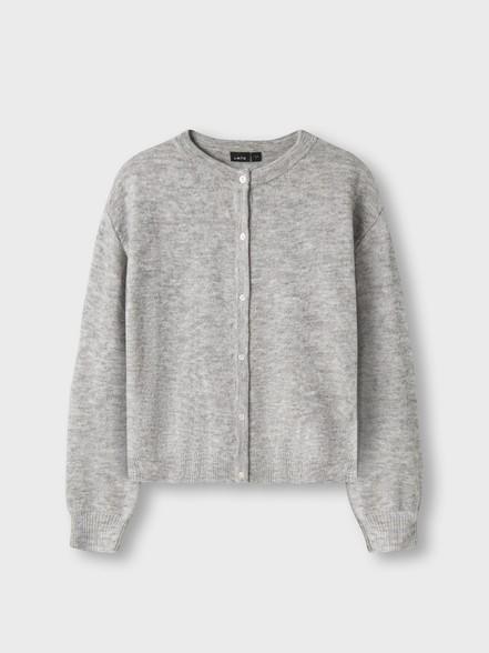 LMTD - Cardigan - Light grey melange - Flot