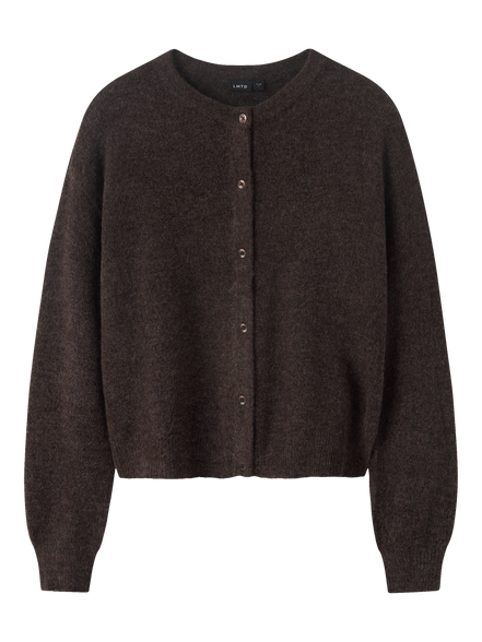 LMTD - Cardigan - Light grey melange - Flot