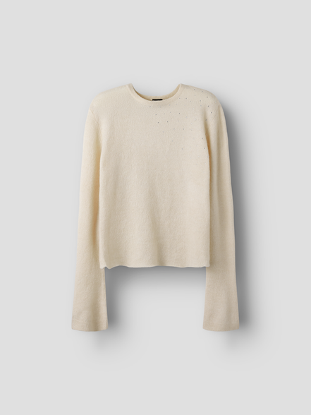 LMTD - Pullover - Antique White - Nlflodet