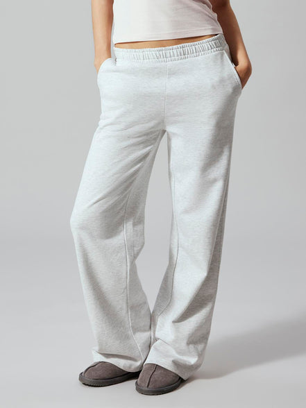 LMTD - Bukse - Light grey melange - Bru