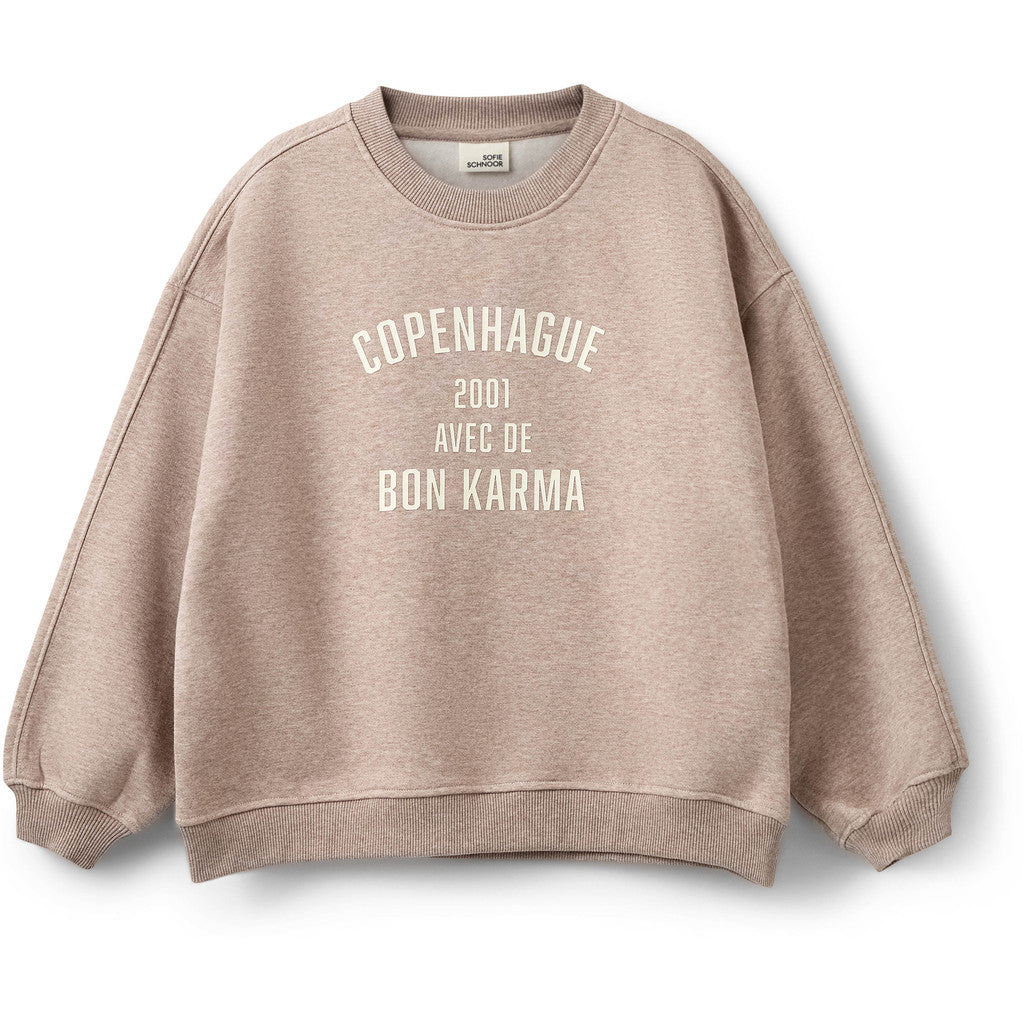 Sofie Schnoor - Sweatshirts - Brown Melange - Elinsy