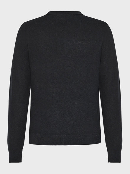 Grunt - Strikker - Black Melange - Ham