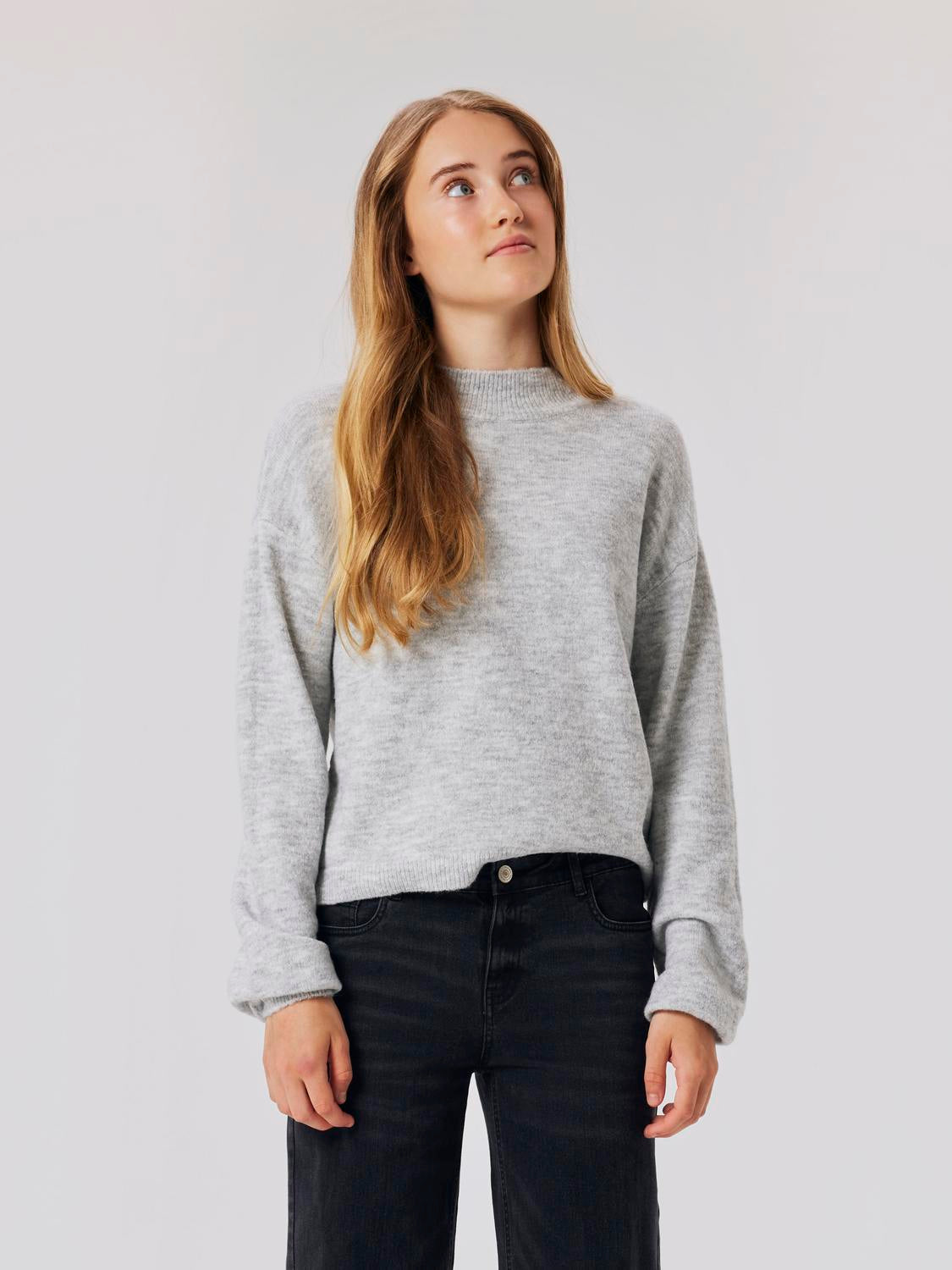 LMTD - Pullover - Light grey melange - Flot
